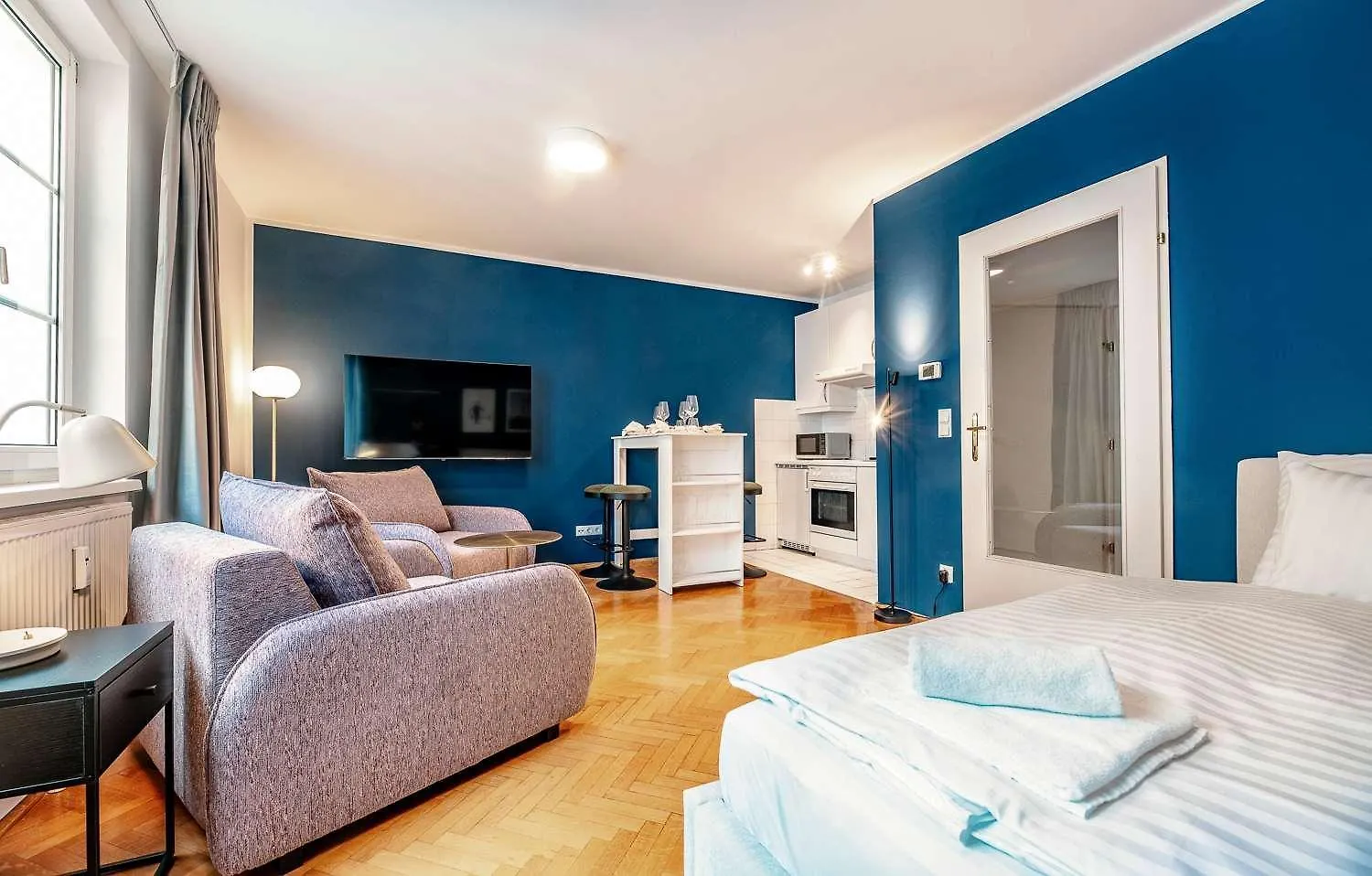 Roomy Studio For 2 - 4 In Hip Area & Free Parking Vienna Austria